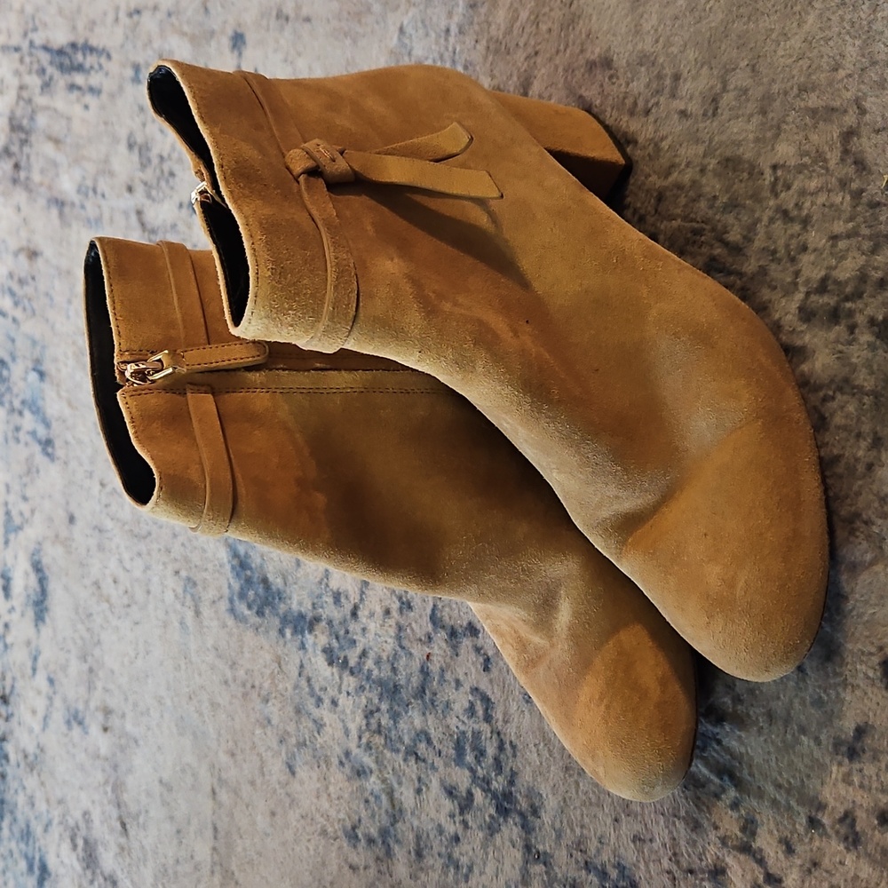 Tan Kate Spade Knott Mid Boot - 9 - Picture 7 of 7